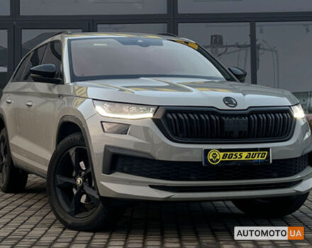 Серый Шкода Kodiaq, объемом двигателя 2 л и пробегом 34 тыс. км за 52500 $, фото 1 на Automoto.ua