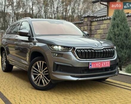 Серый Шкода Kodiaq, объемом двигателя 1.97 л и пробегом 83 тыс. км за 42900 $, фото 6 на Automoto.ua