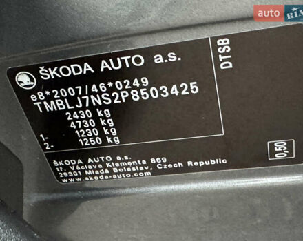 Сірий Шкода Kodiaq, об'ємом двигуна 2 л та пробігом 220 тис. км за 31300 $, фото 53 на Automoto.ua