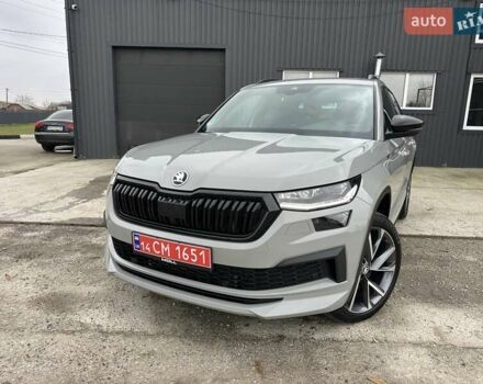 Серый Шкода Kodiaq, объемом двигателя 1.97 л и пробегом 188 тыс. км за 36950 $, фото 3 на Automoto.ua