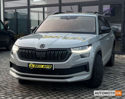 Серый Шкода Kodiaq, объемом двигателя 2 л и пробегом 34 тыс. км за 52500 $, фото 3 на Automoto.ua