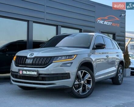 Серый Шкода Kodiaq, объемом двигателя 1.98 л и пробегом 92 тыс. км за 35300 $, фото 1 на Automoto.ua