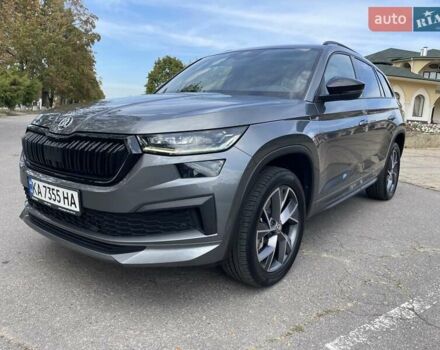 Серый Шкода Kodiaq, объемом двигателя 1.98 л и пробегом 74 тыс. км за 36000 $, фото 1 на Automoto.ua