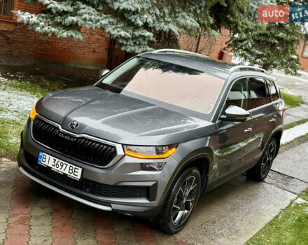 Серый Шкода Kodiaq, объемом двигателя 1.97 л и пробегом 185 тыс. км за 33499 $, фото 1 на Automoto.ua