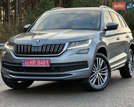 Серый Шкода Kodiaq, объемом двигателя 2 л и пробегом 181 тыс. км за 35399 $, фото 1 на Automoto.ua