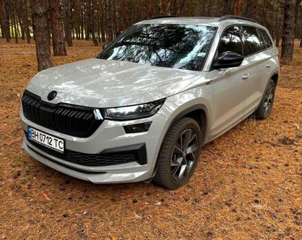 Серый Шкода Kodiaq, объемом двигателя 2 л и пробегом 87 тыс. км за 45000 $, фото 1 на Automoto.ua