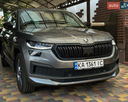 Серый Шкода Kodiaq, объемом двигателя 1.97 л и пробегом 90 тыс. км за 42000 $, фото 1 на Automoto.ua