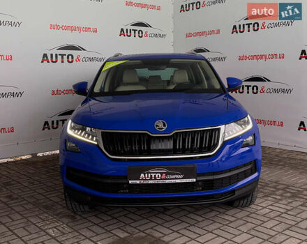 Синий Шкода Kodiaq, объемом двигателя 1.97 л и пробегом 173 тыс. км за 29950 $, фото 1 на Automoto.ua