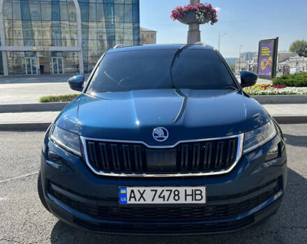 Синий Шкода Kodiaq, объемом двигателя 2 л и пробегом 115 тыс. км за 28700 $, фото 1 на Automoto.ua