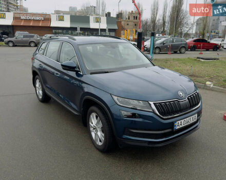 Синий Шкода Kodiaq, объемом двигателя 1.98 л и пробегом 32 тыс. км за 28800 $, фото 3 на Automoto.ua