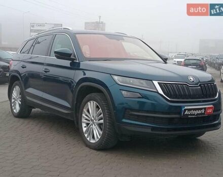 Синий Шкода Kodiaq, объемом двигателя 2 л и пробегом 207 тыс. км за 28690 $, фото 2 на Automoto.ua
