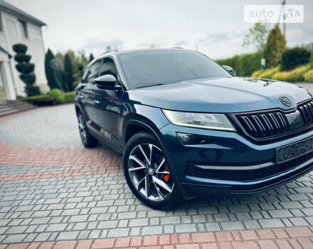 Синий Шкода Kodiaq, объемом двигателя 1.97 л и пробегом 233 тыс. км за 27490 $, фото 5 на Automoto.ua