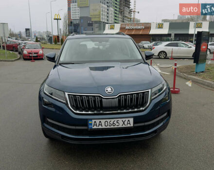 Синий Шкода Kodiaq, объемом двигателя 1.98 л и пробегом 32 тыс. км за 28800 $, фото 1 на Automoto.ua