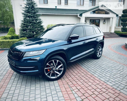 Синий Шкода Kodiaq, объемом двигателя 1.97 л и пробегом 233 тыс. км за 27490 $, фото 34 на Automoto.ua