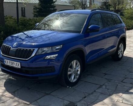 Синий Шкода Kodiaq, объемом двигателя 2 л и пробегом 123 тыс. км за 22399 $, фото 4 на Automoto.ua