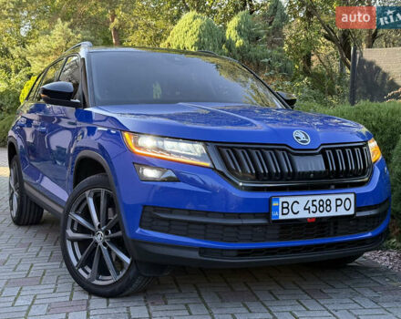 Синий Шкода Kodiaq, объемом двигателя 1.97 л и пробегом 236 тыс. км за 23950 $, фото 1 на Automoto.ua