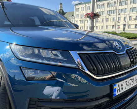 Синий Шкода Kodiaq, объемом двигателя 2 л и пробегом 115 тыс. км за 28700 $, фото 2 на Automoto.ua