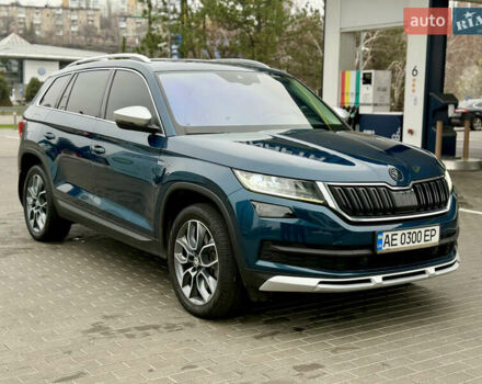 Синий Шкода Kodiaq, объемом двигателя 1.97 л и пробегом 105 тыс. км за 33999 $, фото 1 на Automoto.ua