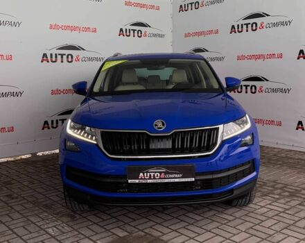 Синий Шкода Kodiaq, объемом двигателя 2 л и пробегом 173 тыс. км за 29950 $, фото 1 на Automoto.ua