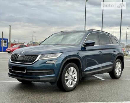 Синий Шкода Kodiaq, объемом двигателя 2 л и пробегом 162 тыс. км за 23499 $, фото 4 на Automoto.ua