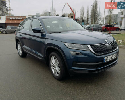 Синий Шкода Kodiaq, объемом двигателя 1.98 л и пробегом 32 тыс. км за 28800 $, фото 2 на Automoto.ua