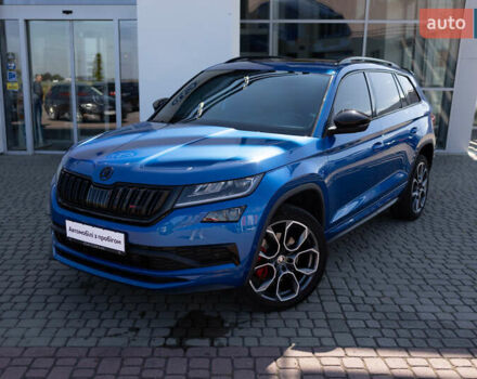 Синий Шкода Kodiaq, объемом двигателя 1.97 л и пробегом 121 тыс. км за 37500 $, фото 1 на Automoto.ua