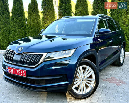 Синій Шкода Kodiaq, об'ємом двигуна 1.97 л та пробігом 197 тис. км за 25999 $, фото 7 на Automoto.ua