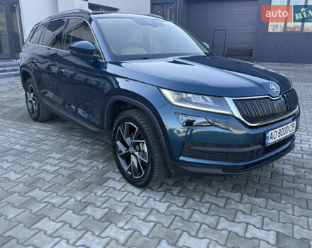 Синій Шкода Kodiaq, об'ємом двигуна 2 л та пробігом 49 тис. км за 33490 $, фото 1 на Automoto.ua