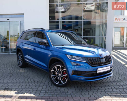 Синий Шкода Kodiaq, объемом двигателя 1.97 л и пробегом 121 тыс. км за 37500 $, фото 7 на Automoto.ua