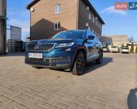 Синий Шкода Kodiaq, объемом двигателя 1.98 л и пробегом 105 тыс. км за 27500 $, фото 1 на Automoto.ua