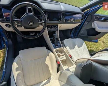Синий Шкода Kodiaq, объемом двигателя 1.98 л и пробегом 88 тыс. км за 30300 $, фото 11 на Automoto.ua