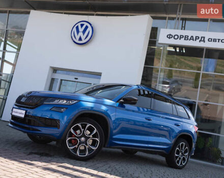 Синий Шкода Kodiaq, объемом двигателя 1.97 л и пробегом 121 тыс. км за 37500 $, фото 5 на Automoto.ua