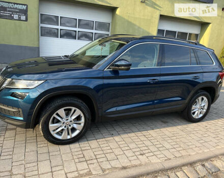 Синий Шкода Kodiaq, объемом двигателя 1.97 л и пробегом 117 тыс. км за 32500 $, фото 1 на Automoto.ua