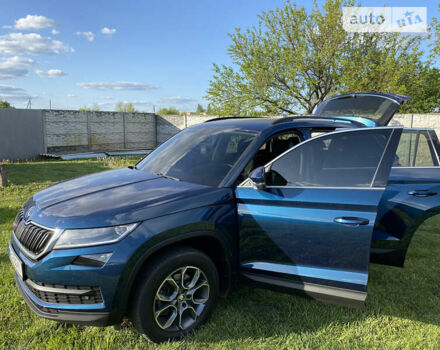 Синий Шкода Kodiaq, объемом двигателя 1.97 л и пробегом 115 тыс. км за 33500 $, фото 9 на Automoto.ua