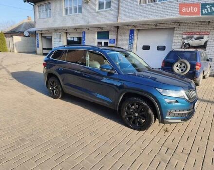 Синий Шкода Kodiaq, объемом двигателя 1.98 л и пробегом 105 тыс. км за 27500 $, фото 4 на Automoto.ua