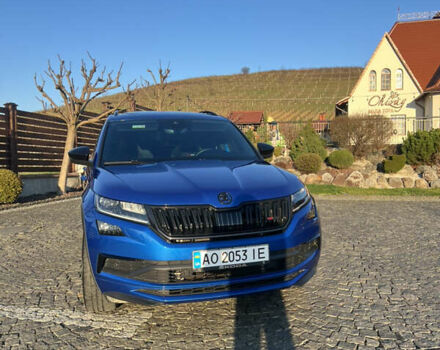 Синий Шкода Kodiaq, объемом двигателя 1.97 л и пробегом 105 тыс. км за 37500 $, фото 1 на Automoto.ua
