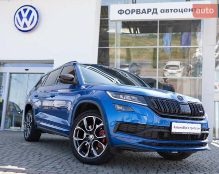 Синий Шкода Kodiaq, объемом двигателя 1.97 л и пробегом 121 тыс. км за 37500 $, фото 14 на Automoto.ua