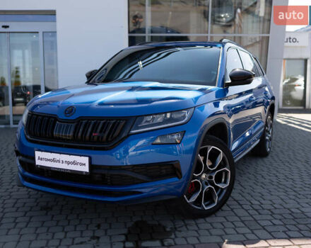 Синий Шкода Kodiaq, объемом двигателя 1.97 л и пробегом 121 тыс. км за 37500 $, фото 2 на Automoto.ua