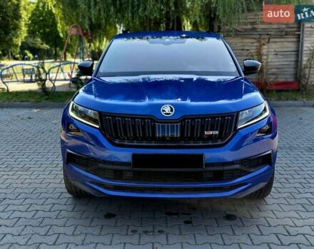 Синий Шкода Kodiaq, объемом двигателя 1.97 л и пробегом 76 тыс. км за 40000 $, фото 1 на Automoto.ua
