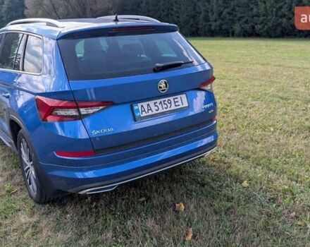 Синий Шкода Kodiaq, объемом двигателя 1.98 л и пробегом 88 тыс. км за 30300 $, фото 1 на Automoto.ua