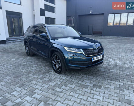 Синій Шкода Kodiaq, об'ємом двигуна 2 л та пробігом 49 тис. км за 33490 $, фото 2 на Automoto.ua
