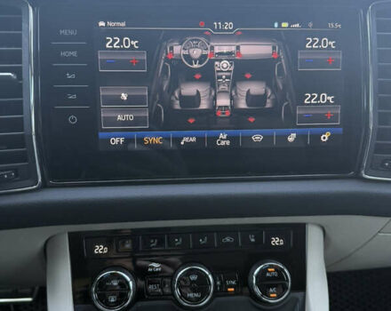 Синій Шкода Kodiaq, об'ємом двигуна 2 л та пробігом 49 тис. км за 33490 $, фото 21 на Automoto.ua