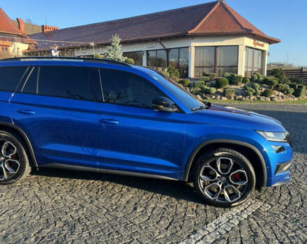 Синий Шкода Kodiaq, объемом двигателя 1.97 л и пробегом 105 тыс. км за 37500 $, фото 3 на Automoto.ua