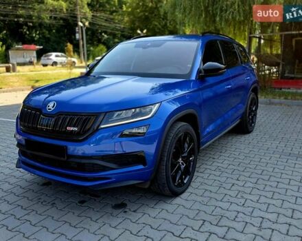Синий Шкода Kodiaq, объемом двигателя 1.97 л и пробегом 76 тыс. км за 40000 $, фото 2 на Automoto.ua