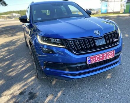 Синий Шкода Kodiaq, объемом двигателя 1.97 л и пробегом 90 тыс. км за 44900 $, фото 16 на Automoto.ua