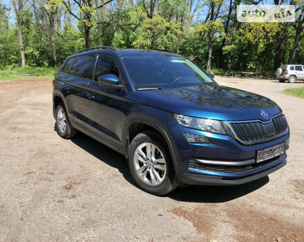 Синій Шкода Kodiaq, об'ємом двигуна 2 л та пробігом 64 тис. км за 30800 $, фото 1 на Automoto.ua