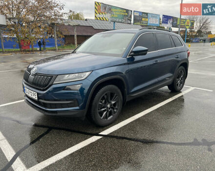 Синий Шкода Kodiaq, объемом двигателя 2 л и пробегом 233 тыс. км за 22900 $, фото 1 на Automoto.ua