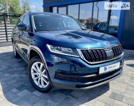 Синий Шкода Kodiaq, объемом двигателя 2 л и пробегом 68 тыс. км за 32550 $, фото 2 на Automoto.ua