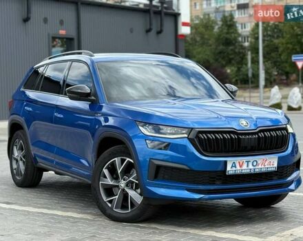 Синий Шкода Kodiaq, объемом двигателя 1.97 л и пробегом 47 тыс. км за 39500 $, фото 7 на Automoto.ua
