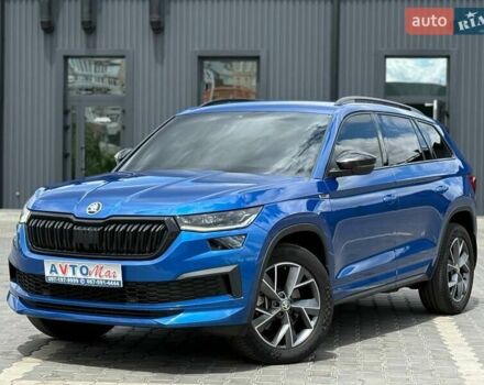 Синий Шкода Kodiaq, объемом двигателя 1.97 л и пробегом 47 тыс. км за 39500 $, фото 3 на Automoto.ua